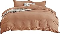 Vista 362 de Bedsure - Juego de ropa de cama de 2 piezas con 1 funda de edredón y 1 funda de almohada, extrasuave, prelavado, con cremallera, sin edredón