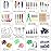 PLUSINNO 302Pcs Fishing Lures, Fishing Tackle Box with Tackle Included, Crankbaits, Spinnerbaits, Hooks, Weights & Accessories - Freshwater Bass Fishing Gear Lure Bait Equipment Kit Gift for Men