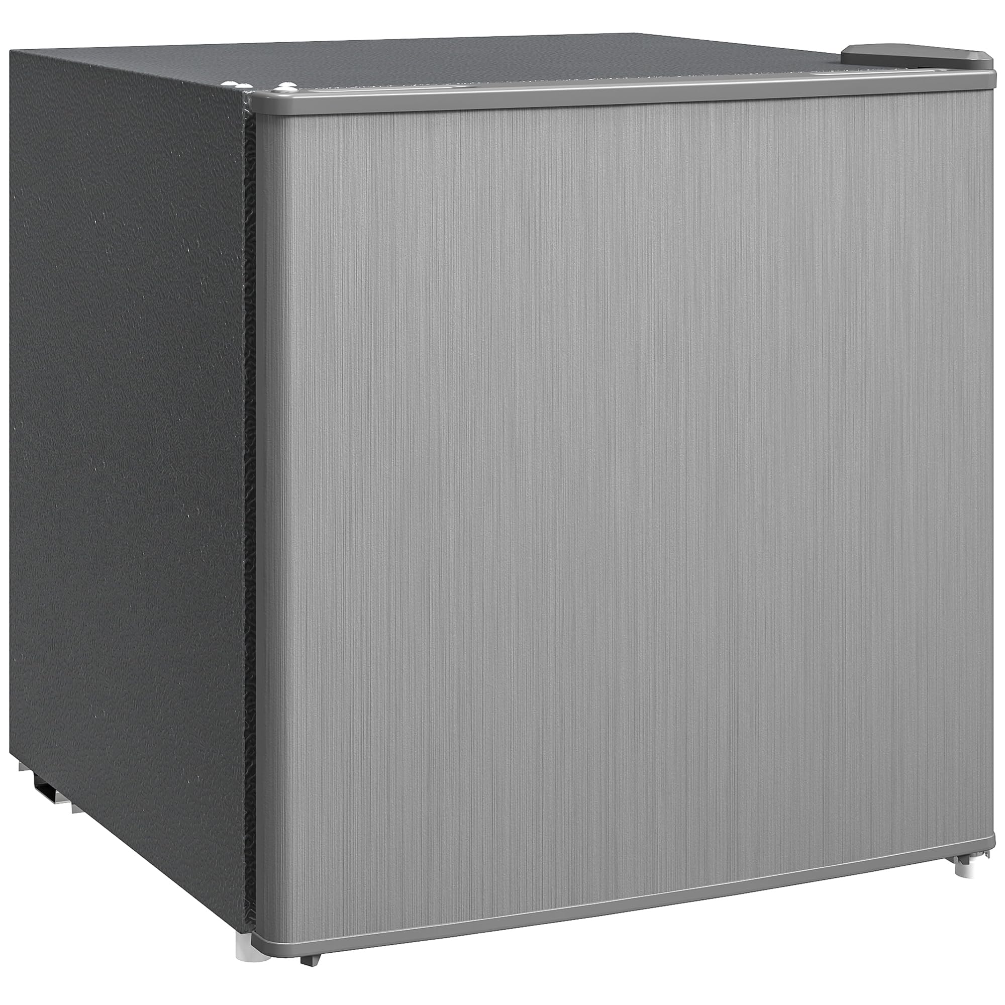 HOMCOM Minicongelador 35 L congelador cajón eléctrico independiente 161 W minicongelador mini frigorífico 41dB -14 a -24℃ Control de temperatura en 5 etapas 47 x 44,2 x 48,8 cm Gris