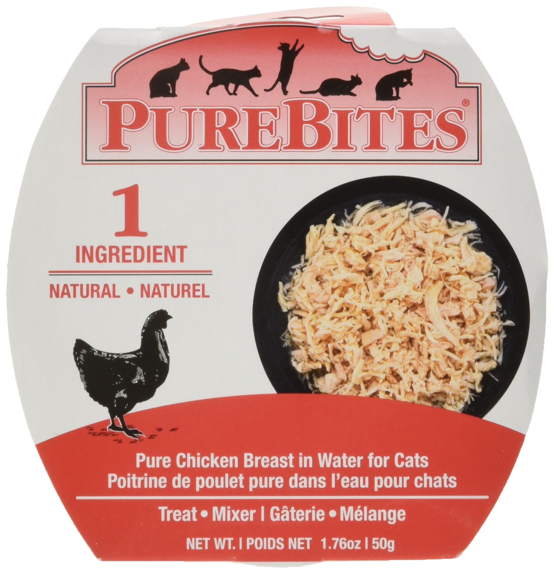 Purebites 1Pbcw50Pofr12 Chicken Breast in Water Whole Cat Food