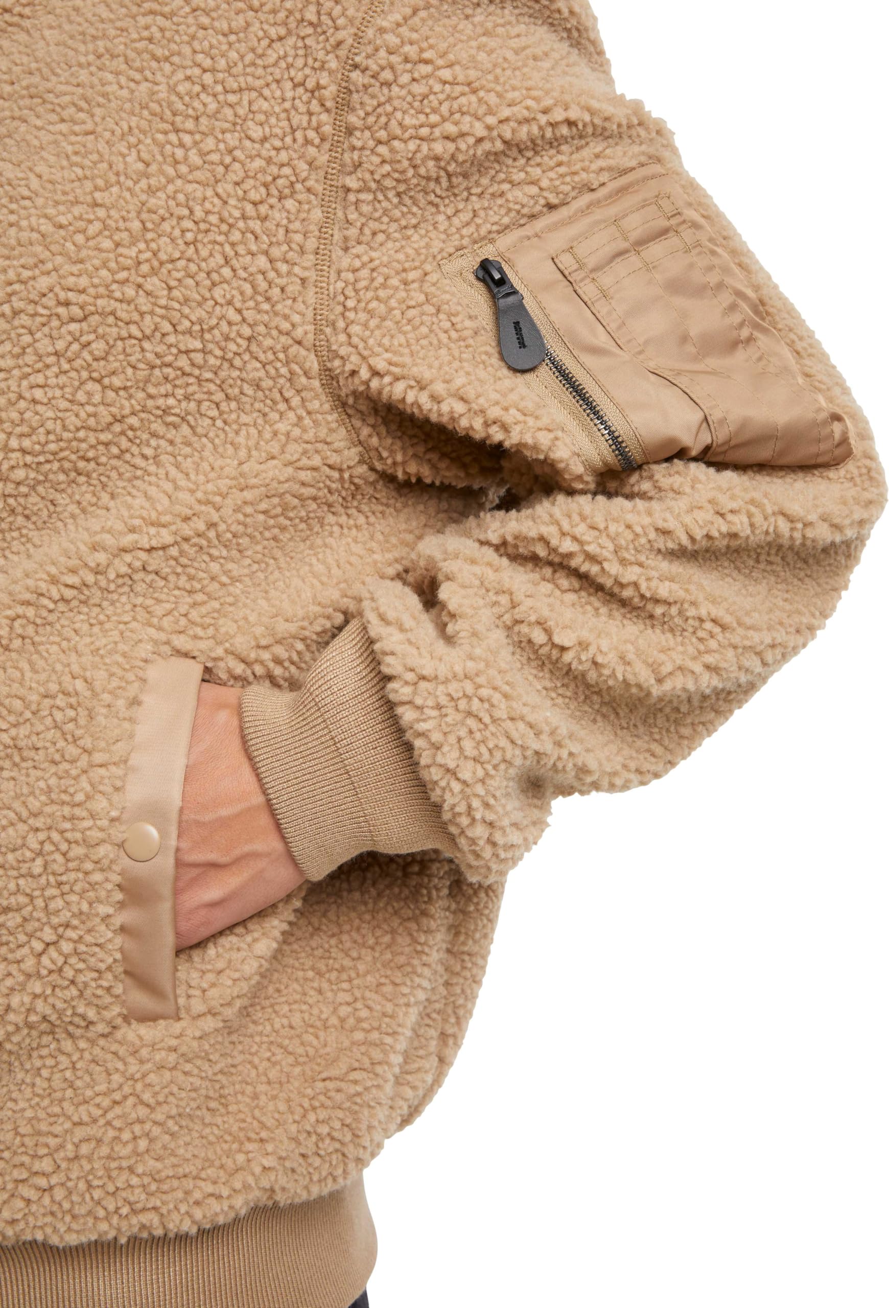 Brandit MA1 Sherpa męska kurtka polarowa oliwkowa Basics