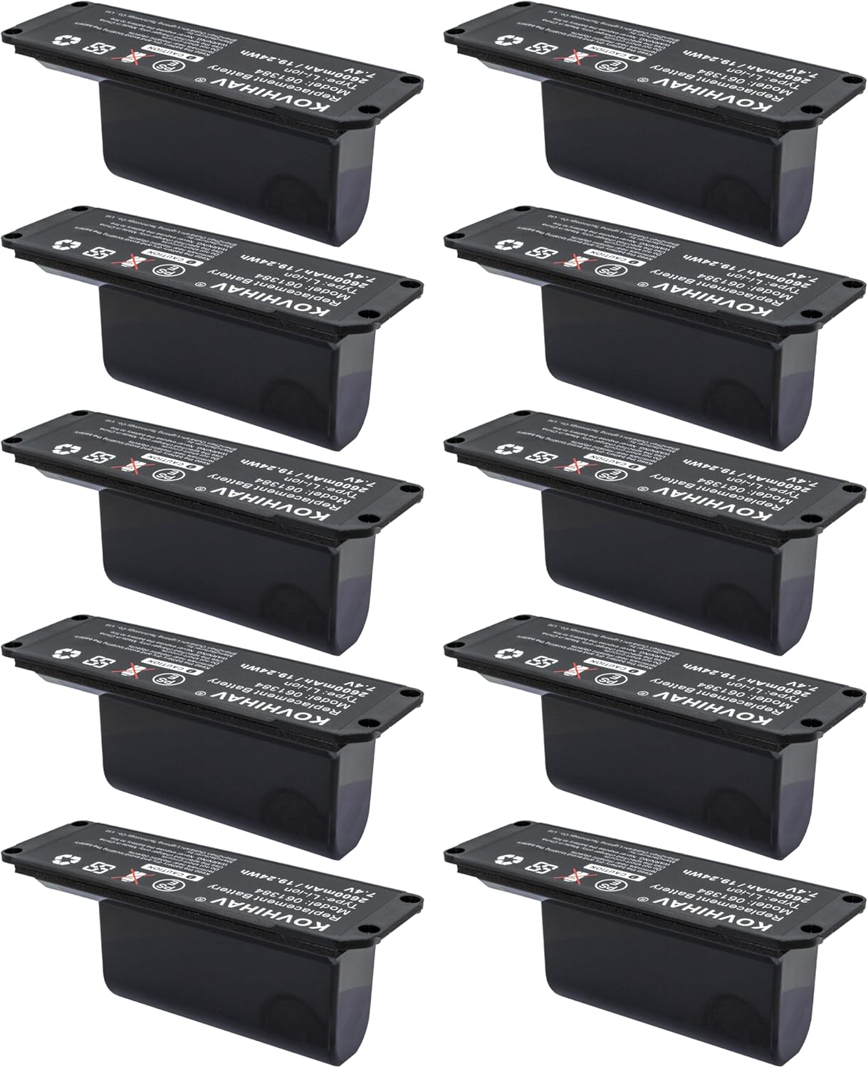 10 Pack Bose Soundlink Mini Battery Compatible with 061384 7.4V Li-ion 2600mAh