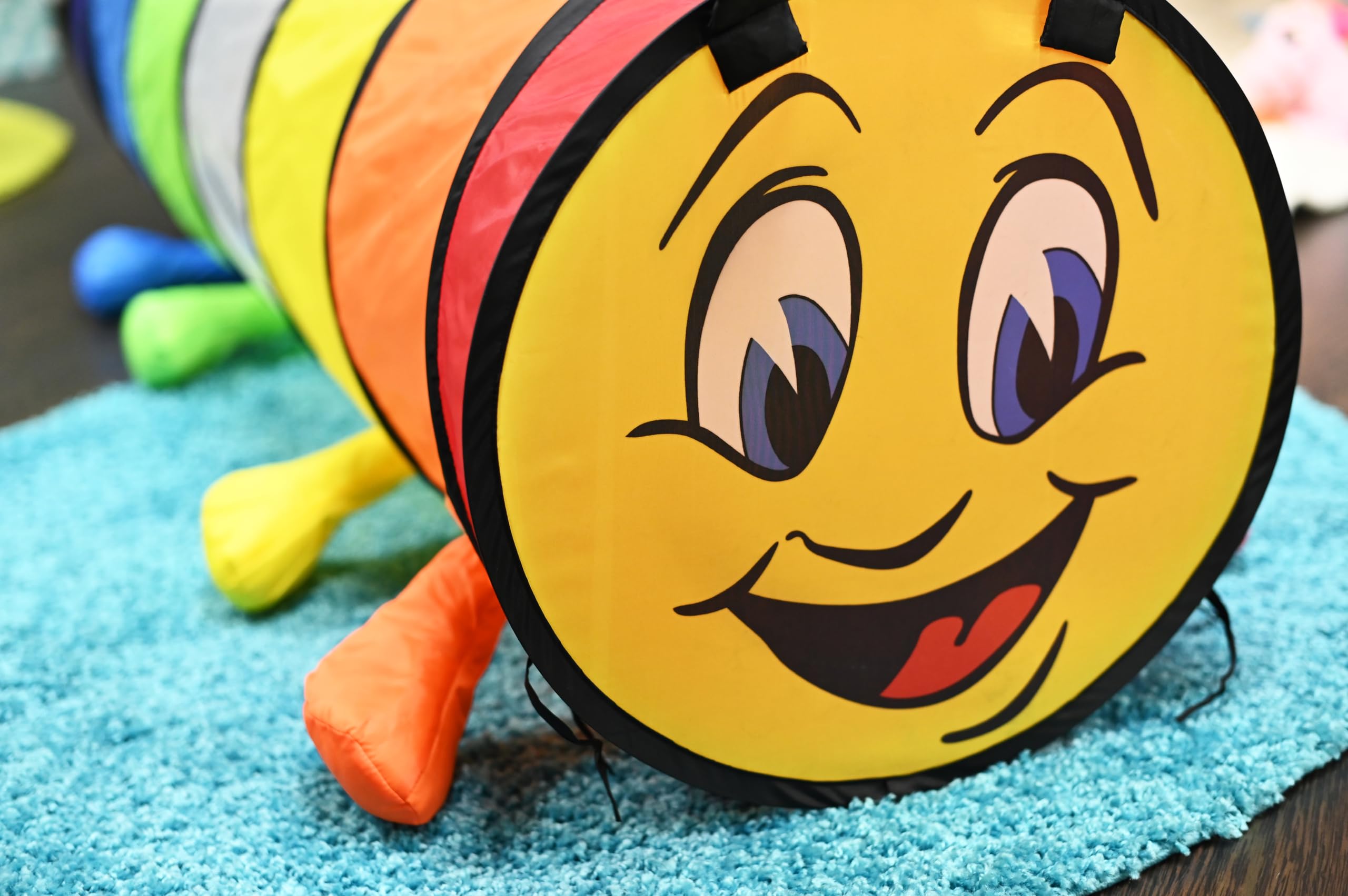 Tunel do zabawy kolorowy Caterpillar