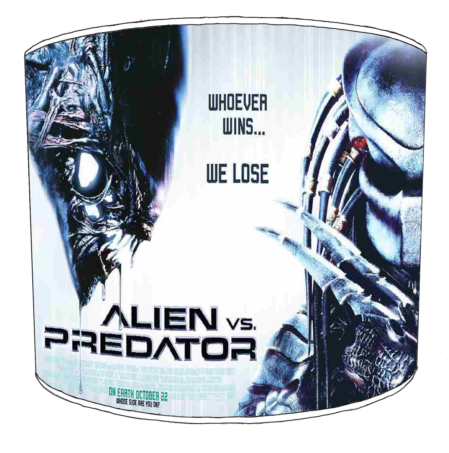 Predator Lampshade for A Ceiling Light in 3 Sizes - Free Personalisation