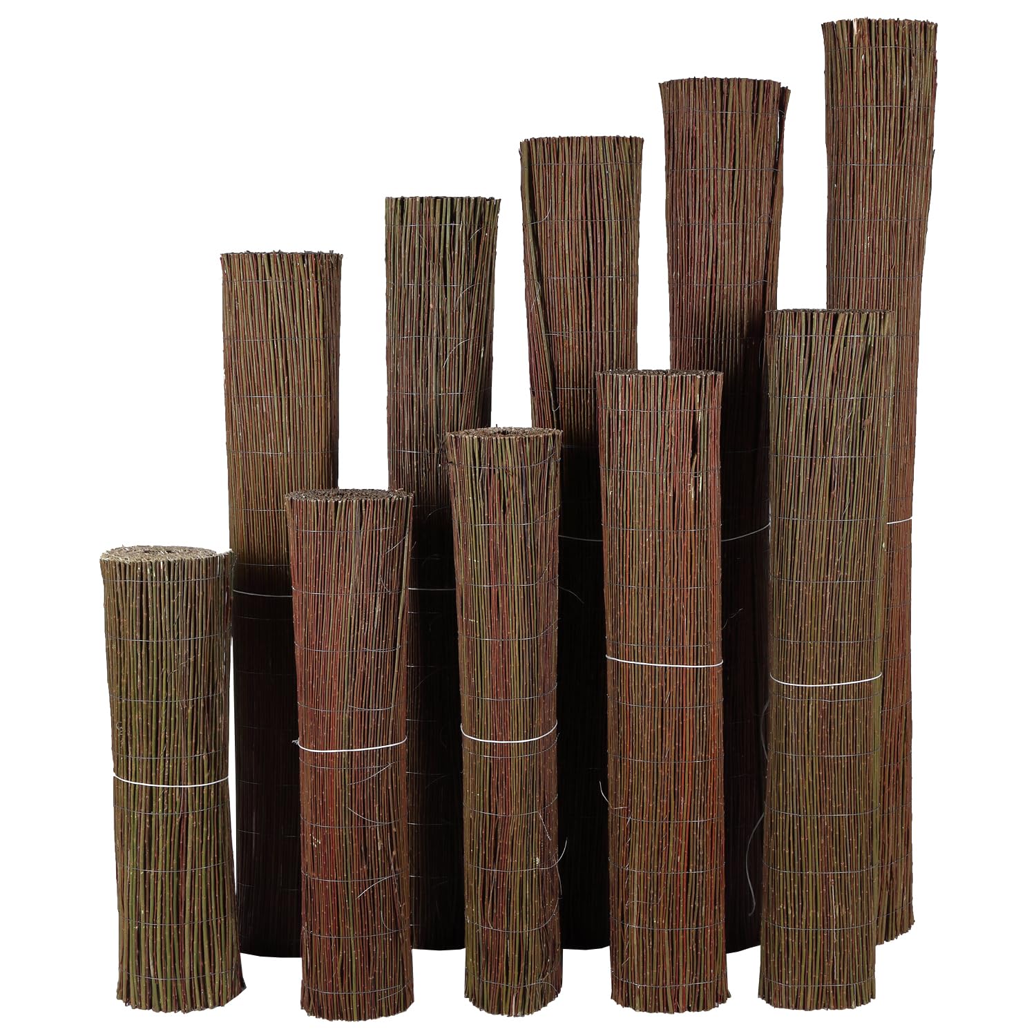 H4L Canisse en osier - Brise-vue pour clôture et balcon - Protection contre le vent - Canisse de protection 110 cm x 5 m