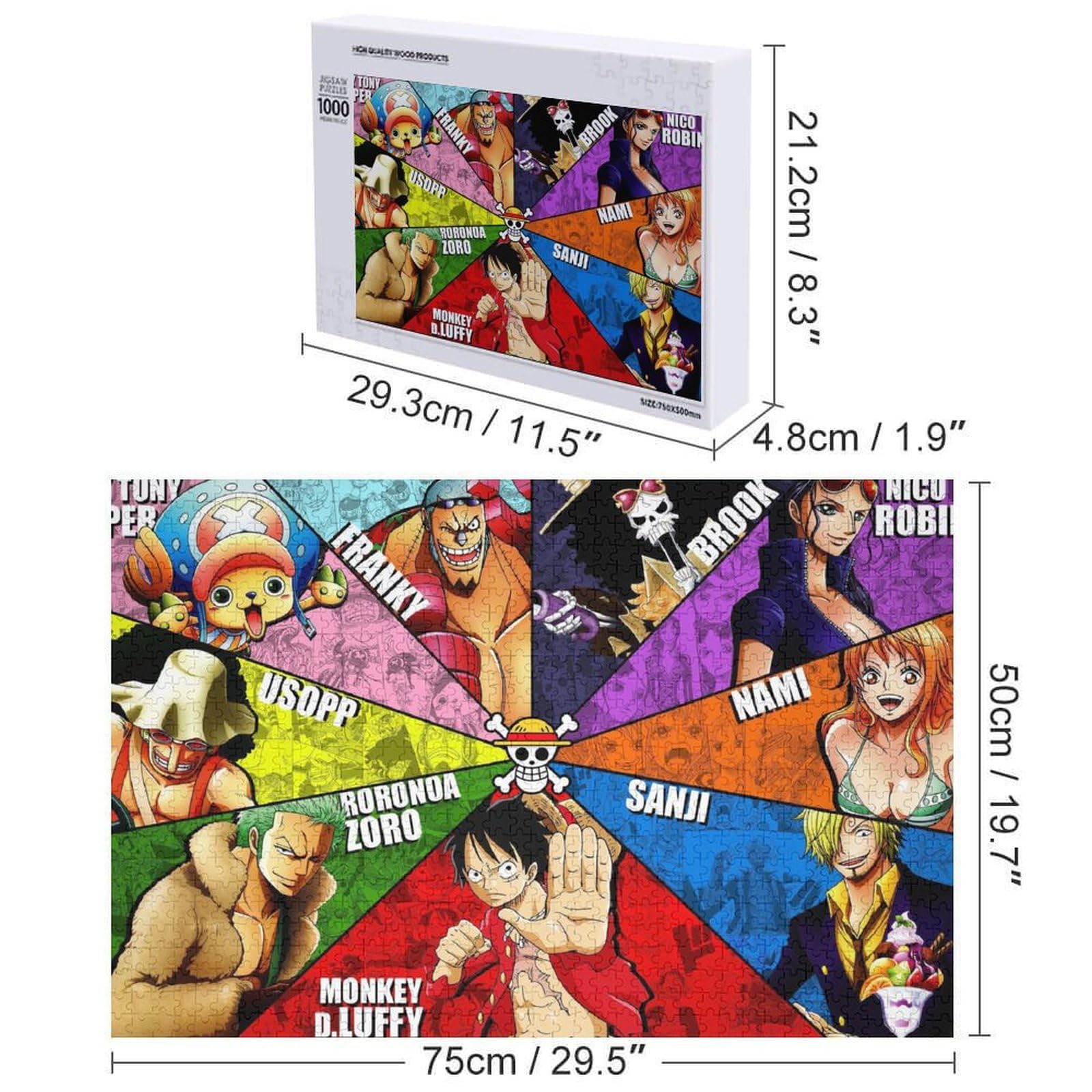 Amazon.co.jp: ワンピース／ONE PIECE ジグソーパズル 木製 パズル