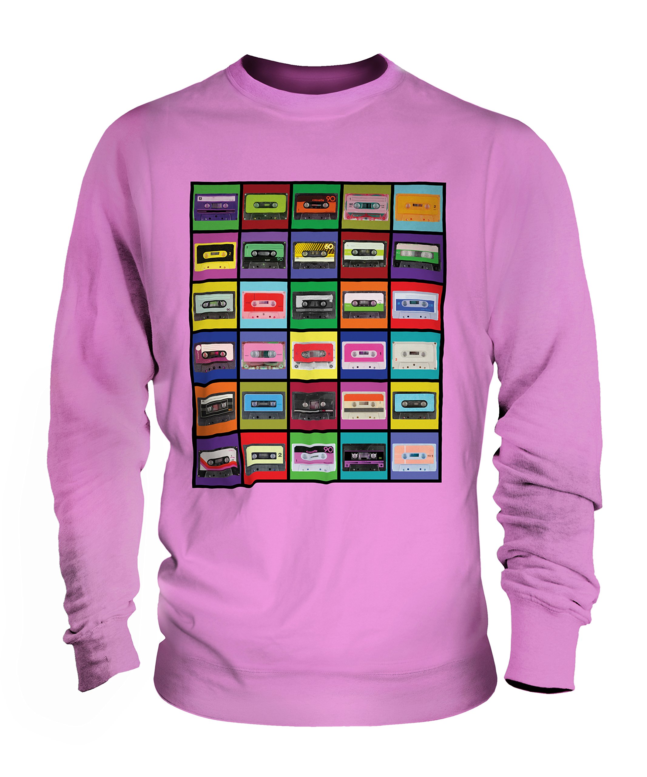 Candymix Musica Cassette Pop Art Unisex Uomo Donna Felpa