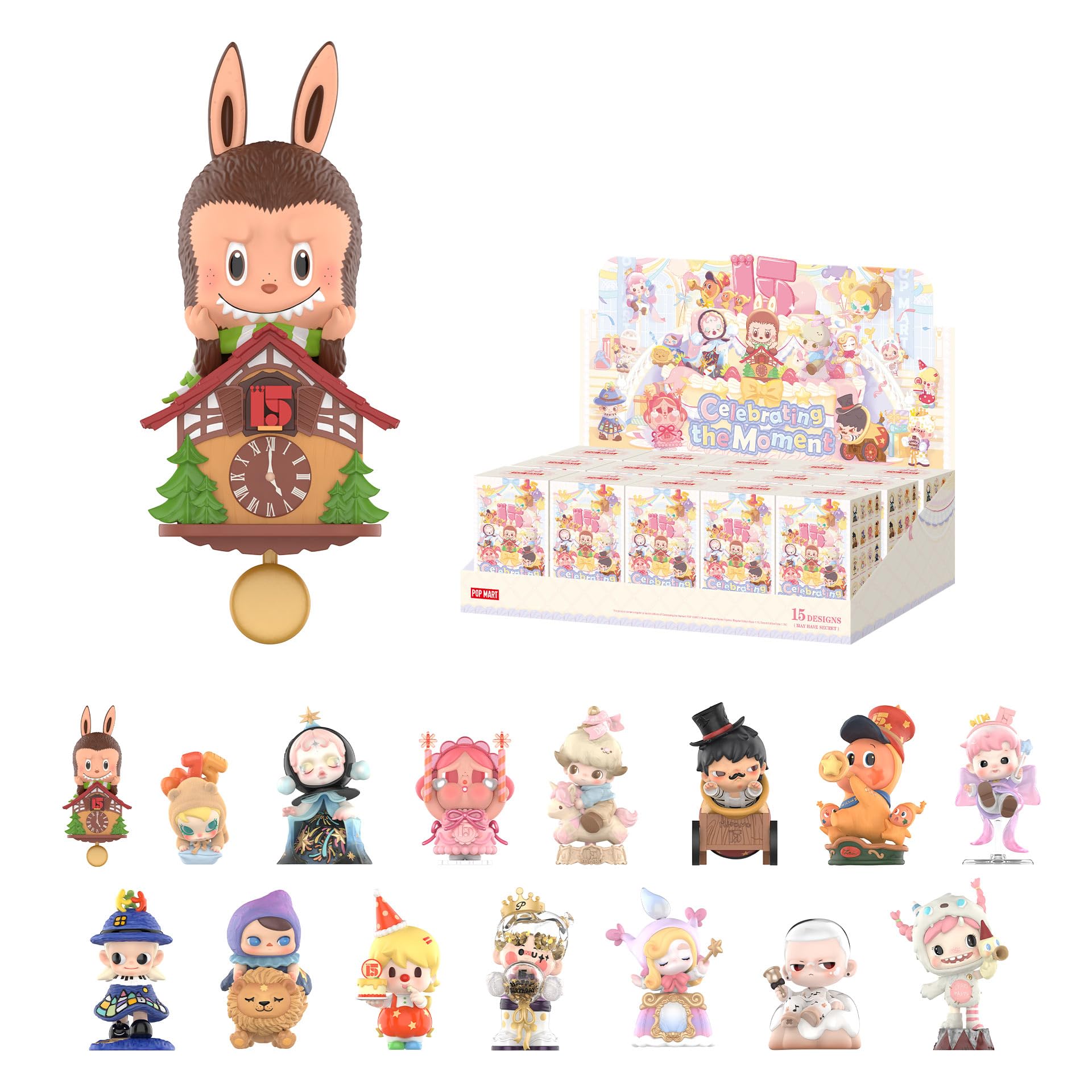 Amazon.com: POP MART Celebrating The Moment POP MART 15th