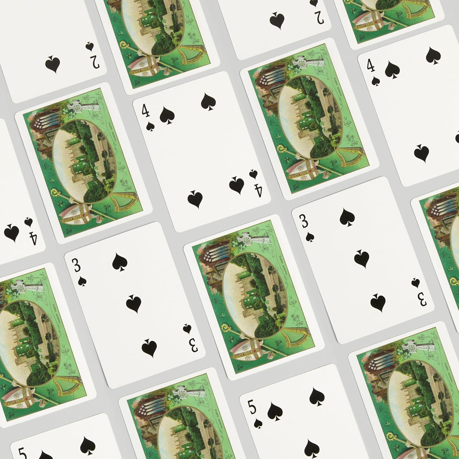 Lantern Press Kilkenny, Ireland, View of Kilkenny Castle, St. Patrick's Day, Vintage Artwork, 52 Playing Cards for Adults, Poker Size Card Deck