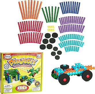 Playstix Starter Set Construction Toy Building Blocks 80 Piece Kit