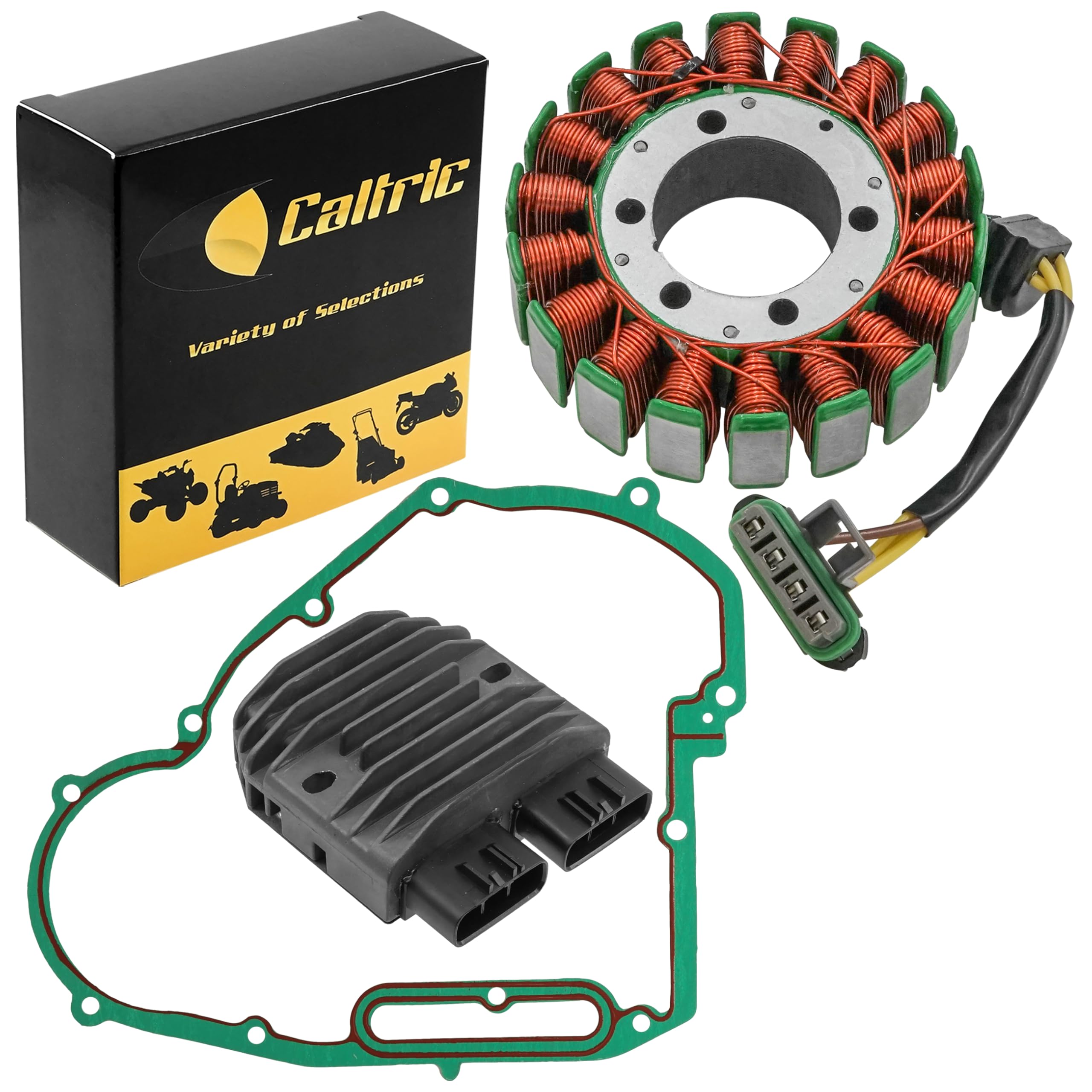 Polaris Charging System Replacement Stator & Regulator Rectifier - Foto 9