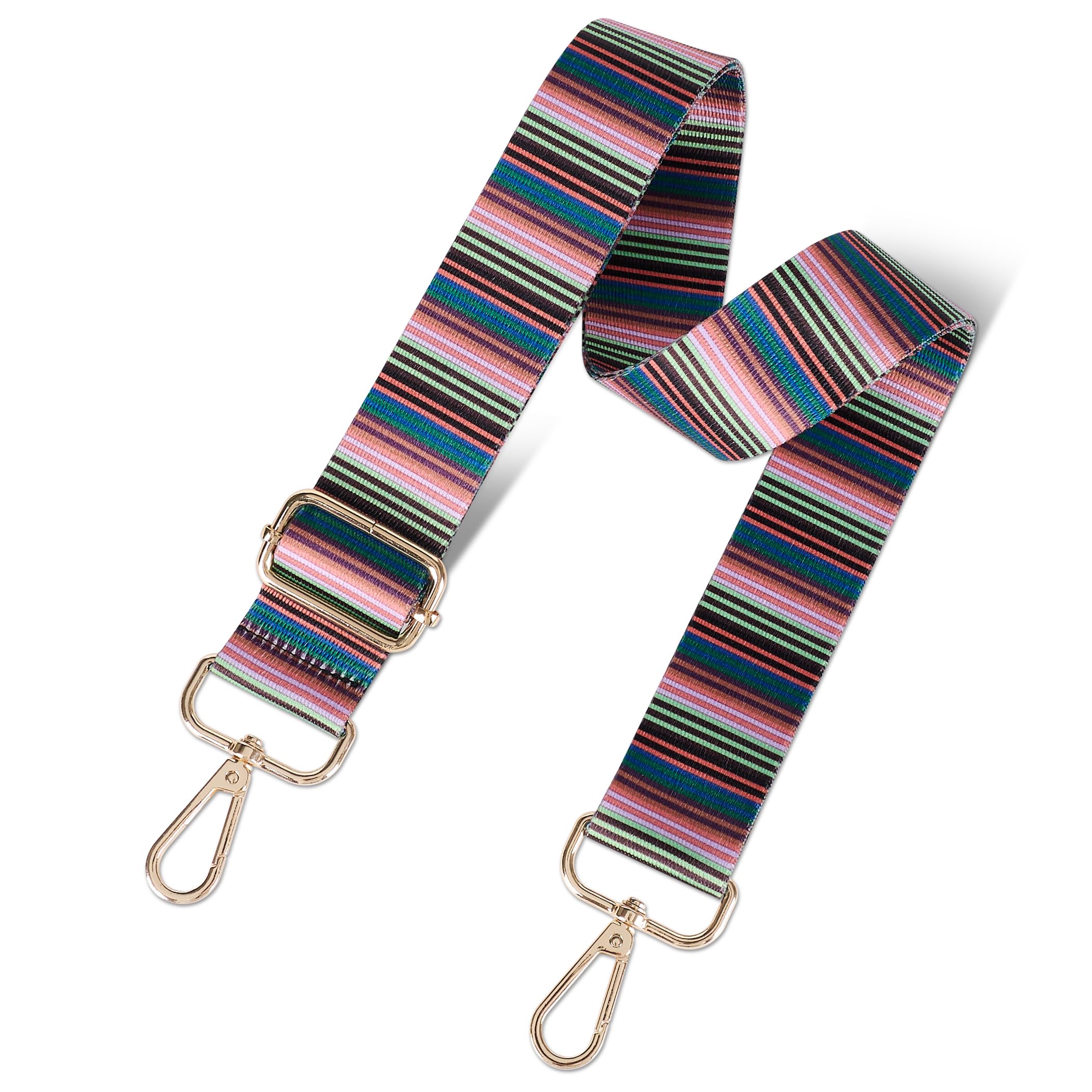 chushui Colorful Pattern Purse Strap, Wide Crossbody Bag Strap Replacement