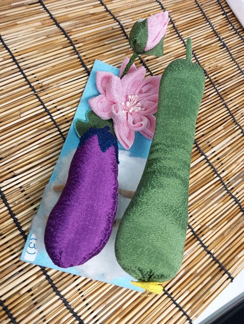 Amazon.co.jp: ちりめん細工 精霊馬と蓮の花(3) : ホーム＆キッチン
