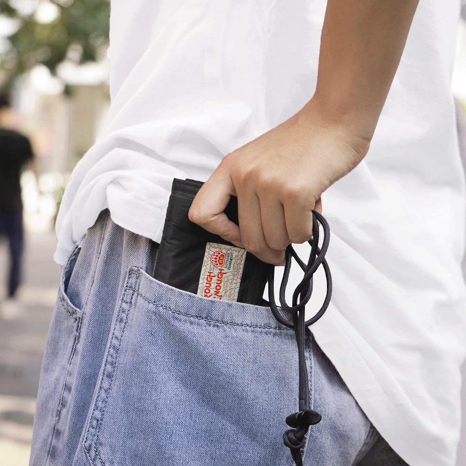 Rough Enough Kids Wallet for Boys Teens with Neck Lanyard Keychain Zipper Coin Pocket Card Holder Black Soft Nylon - Image 3