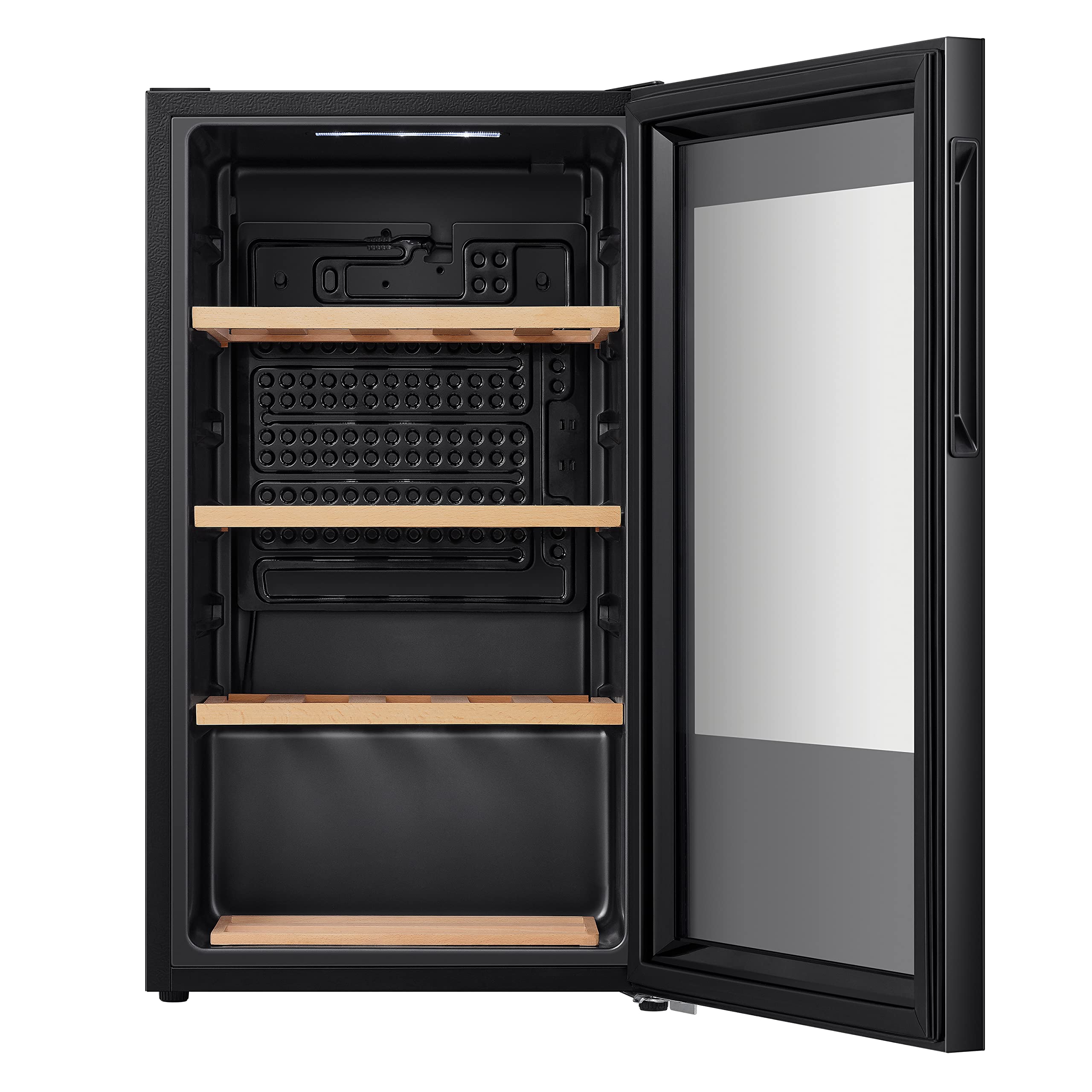Hisense RW12D4NWG0 - Cantina Vino 30 bottiglie, Monotemperatura, Vetri Anti UV, Ripiani in Legno, Display Touch, Illuminazione Led, Anno 2022