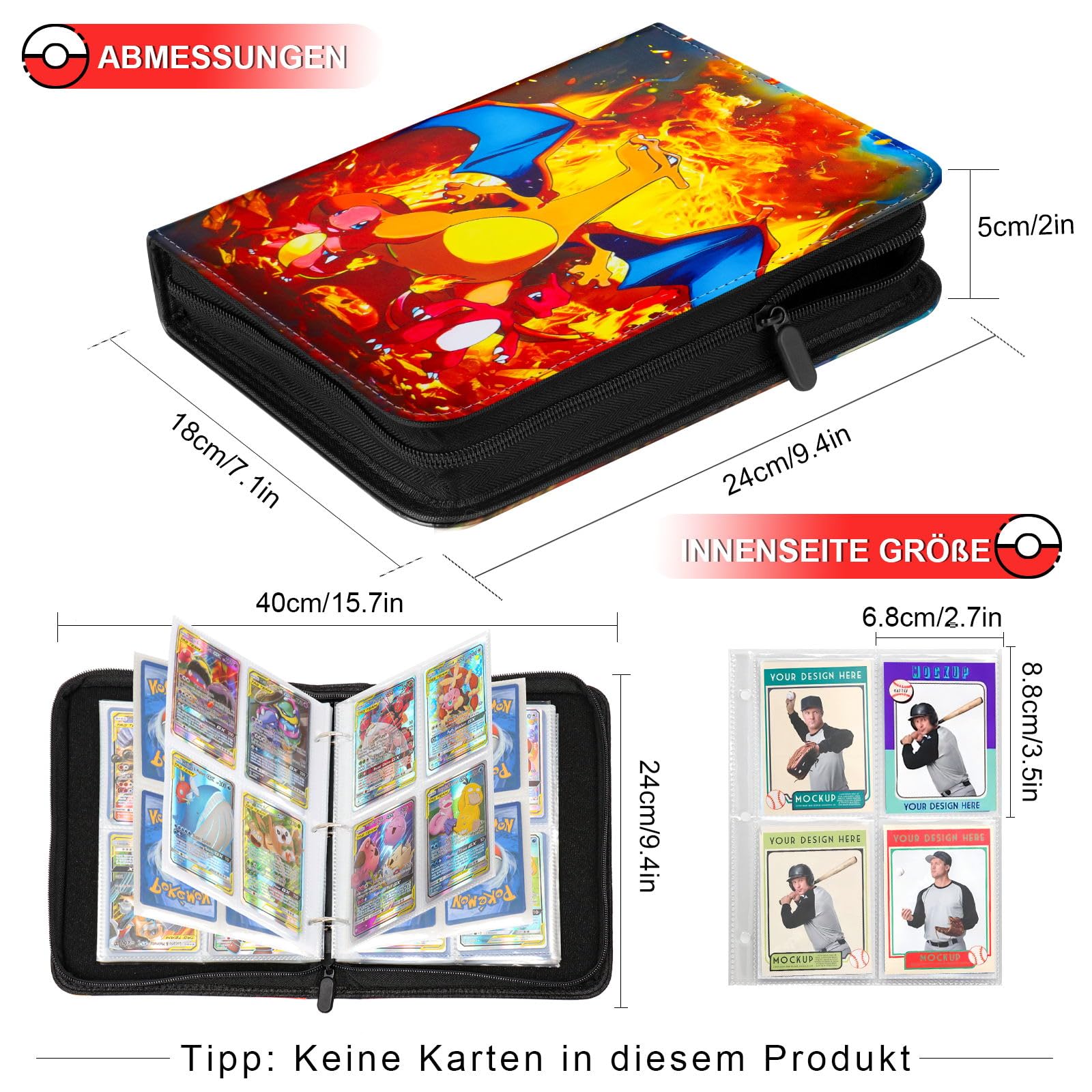 Sammelkarten Album Pokémon Sammelalbum – 400 Kar Produktbild-Vorschau 8