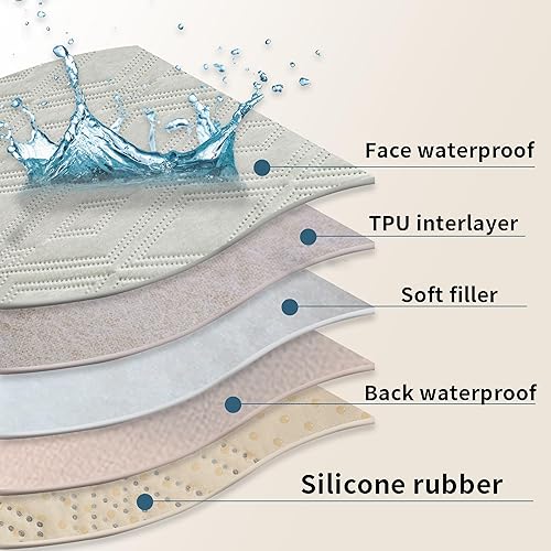 Miniatura 3 de LPMOERA Funda impermeable para sofá para perro, antideslizante, manta para cama de mascotas, protector de colchón acolchado para sofá cama,