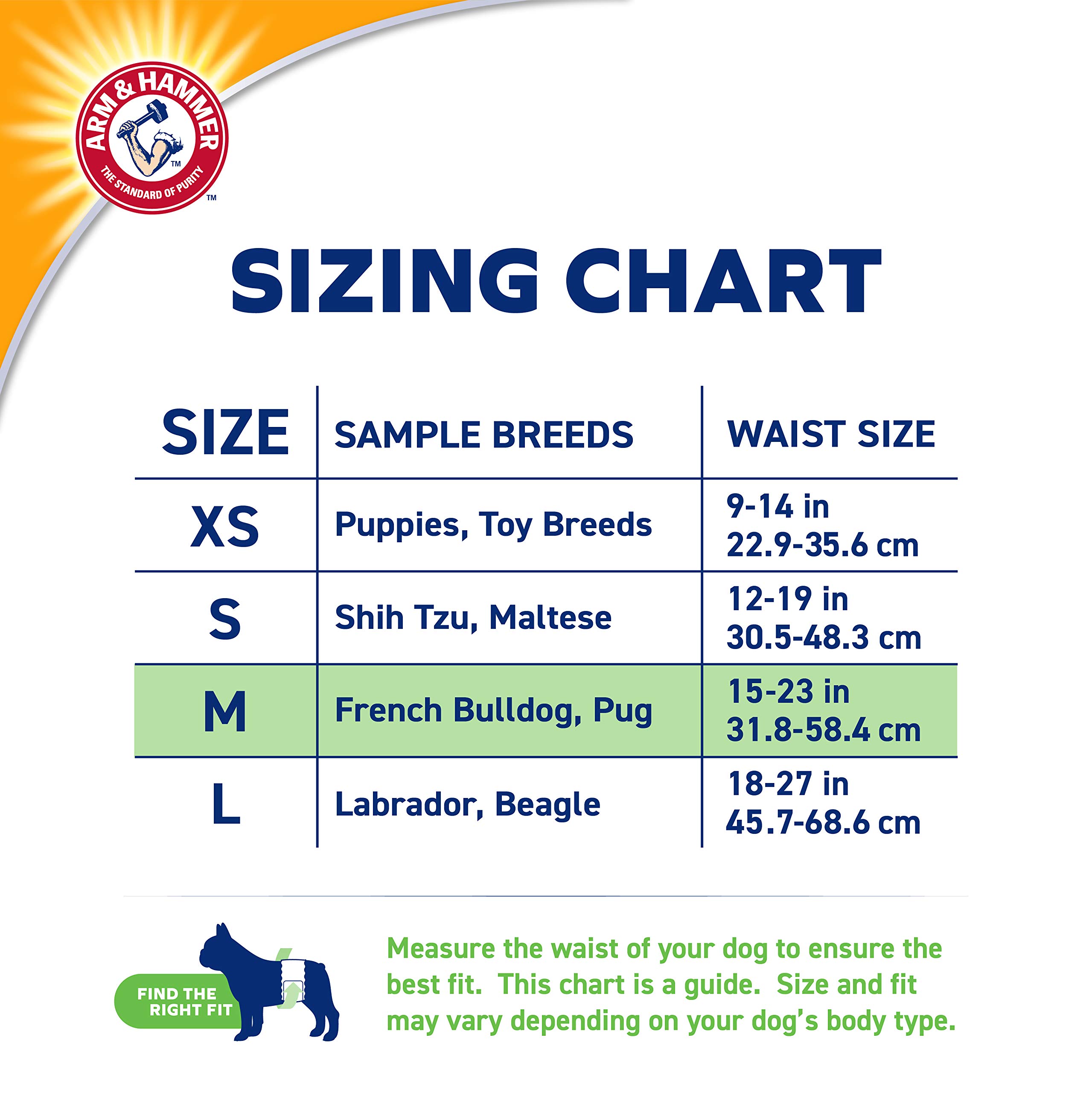 Arm & Hammer Pañales para perros machos, ultraabsorbentes, ajustables, con protección a prueba de fugas e indicador de humedad (paquete de 6, 72 unidades en total)