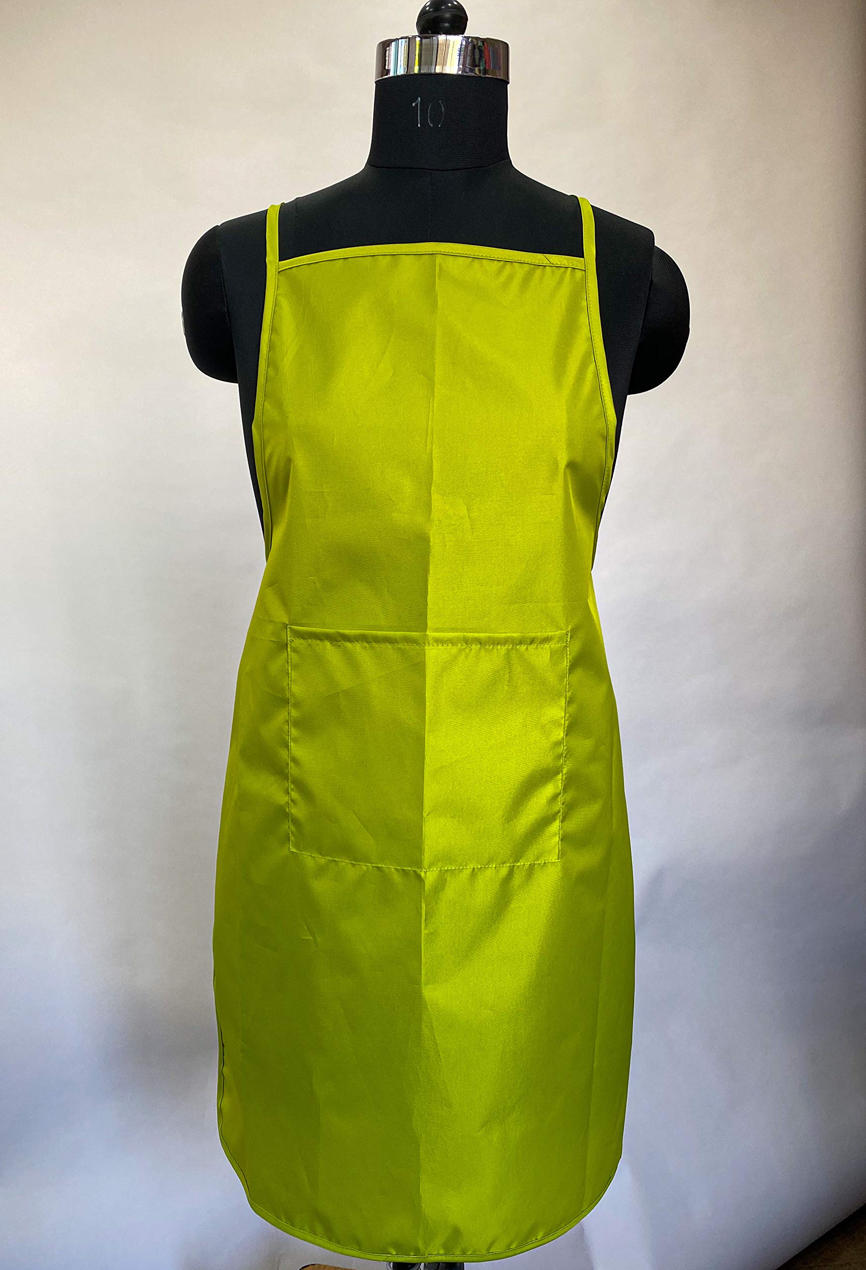 Lushomes Waterproof Light Kitchen Apron for Adults with Pocket While dishwashing, lab Work, Dog Walking with Vinyl Quoting (Pack of 3, Size 22 x 32”), Multi, Standard (POAPWPP3_1001)