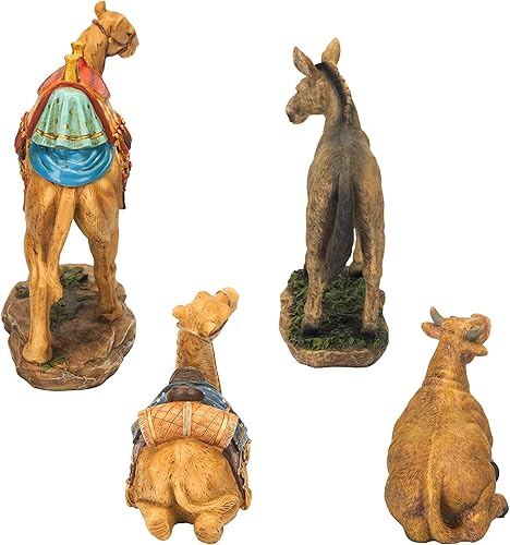 Miniatura 5 de Three Kings Gifts Set de animales para el pesebre Real Life
