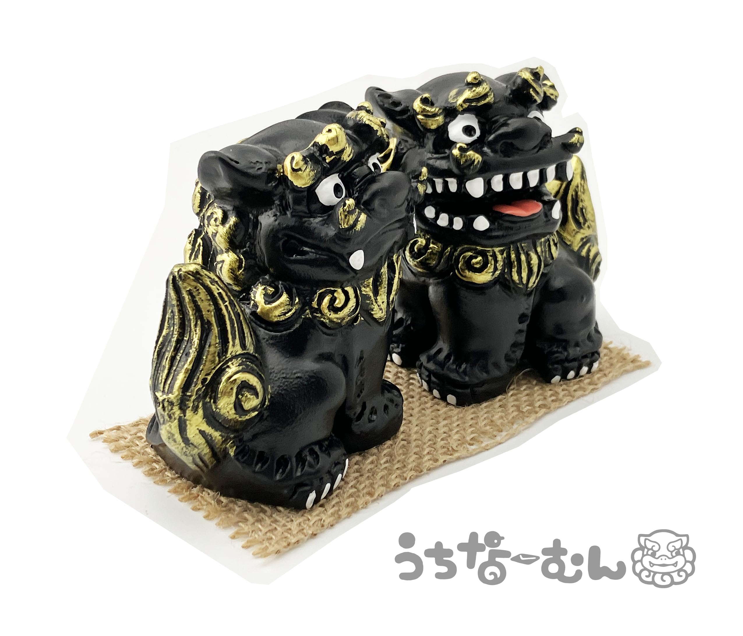 黒色獅子像 インテリア置物 津田大壽 ｜ 獅子 古作 | 銅製置物