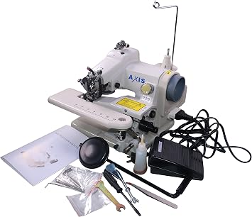 Axis 500-1 Portable Blind Stitch Hemming Machines Alterations Hem Pants - Dressmaker Sewing Machine Blindstitch Hemmer Pedal Professional