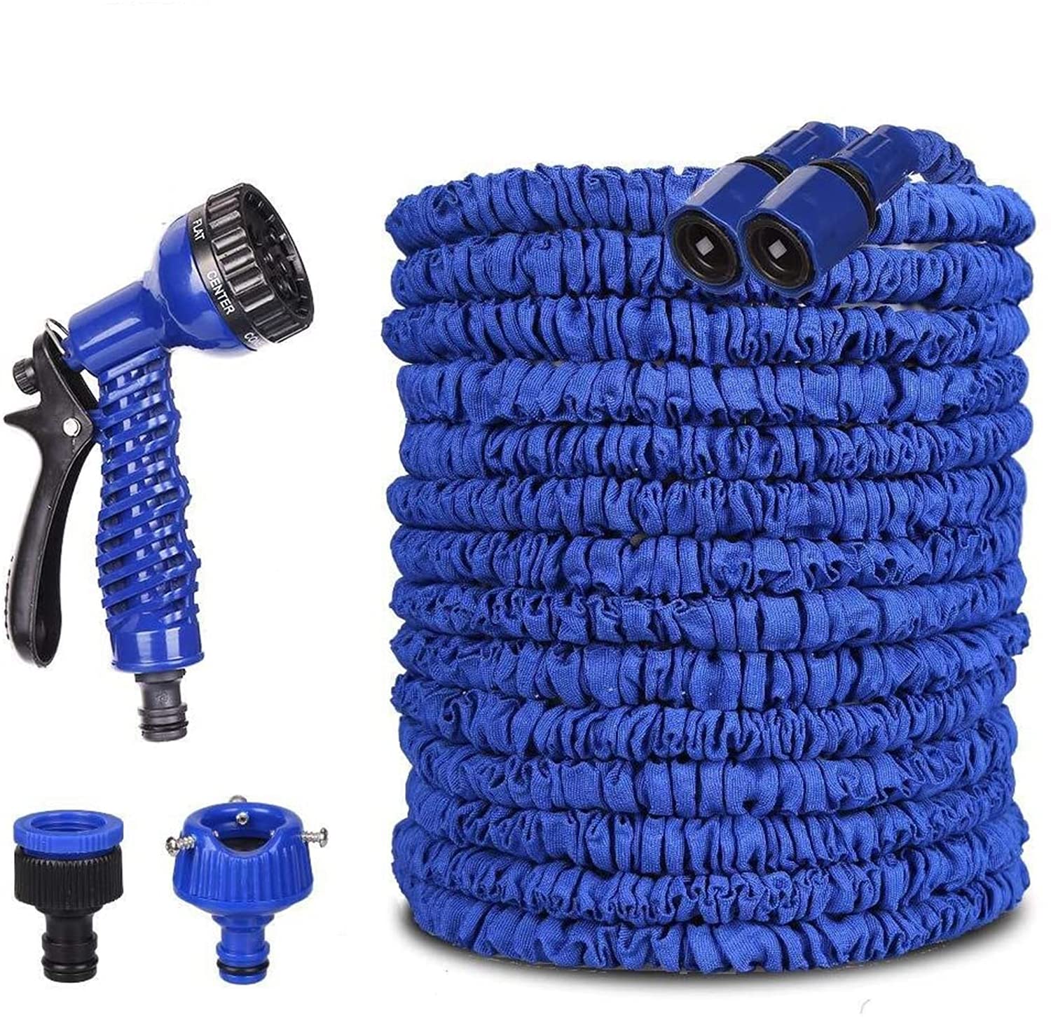 MIAOZHANG Tubo da Giardino Estensibile Tubo Irrigazione Estensibile con 7 Funzioni di Spruzzo per Camper e Giardino di Casa