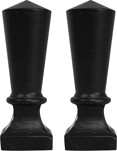 Urbanest Juego de 2 remates de lámpara de olivo, 2 12 pulgadas de alto, bronce aceitado