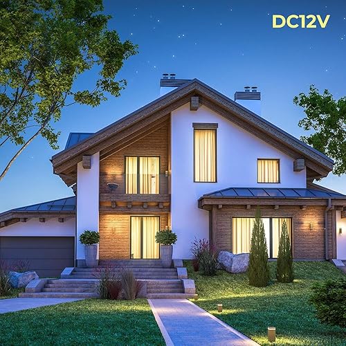 Miniatura 2 de T5 - Bombilla de paisaje con base de cuña de 12 V, 11 W, bajo voltaje, bombillas de paisaje T5, base de cuña, luces de jardín, blanco cálido, 2700