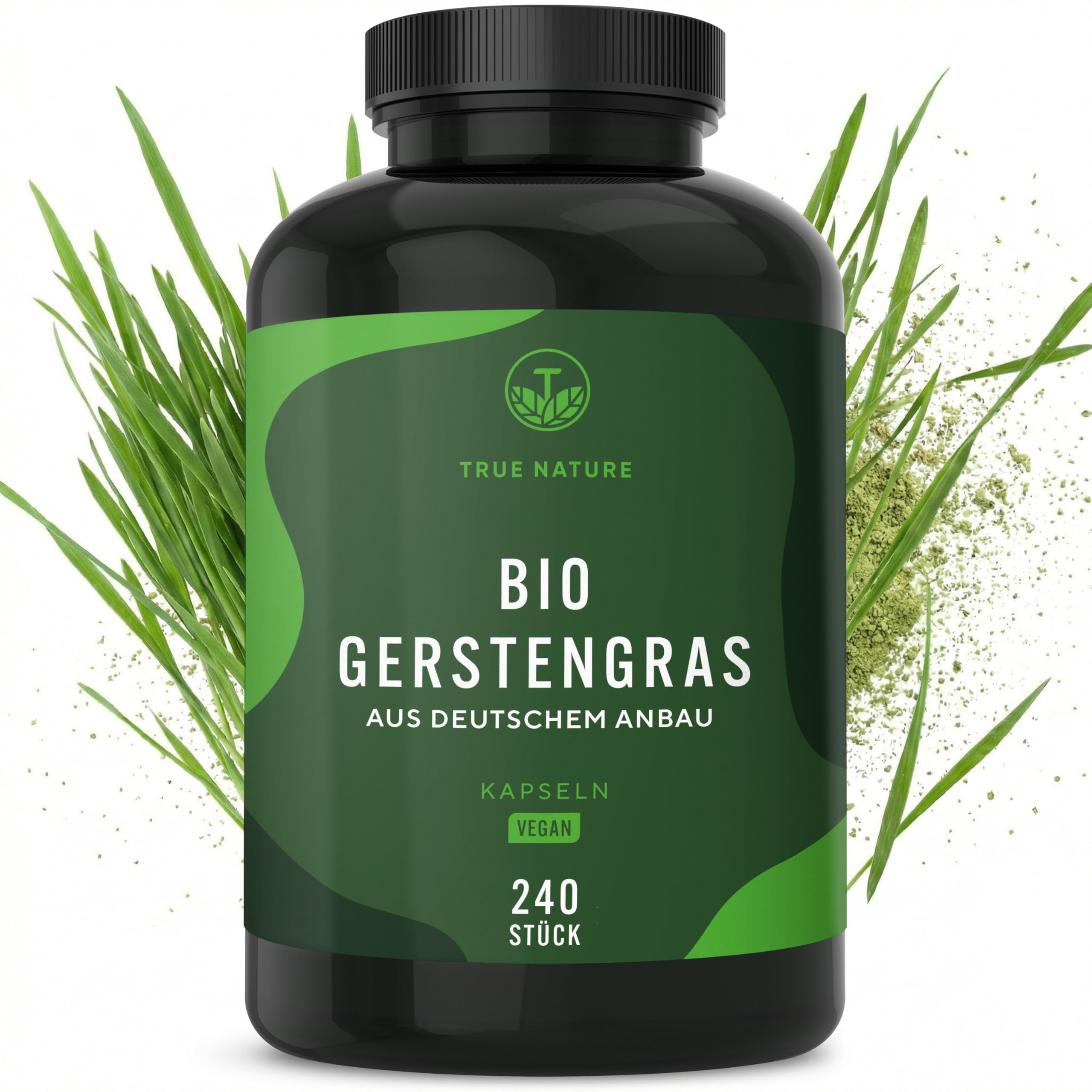 TRUE NATURE Gerstengras Kapseln