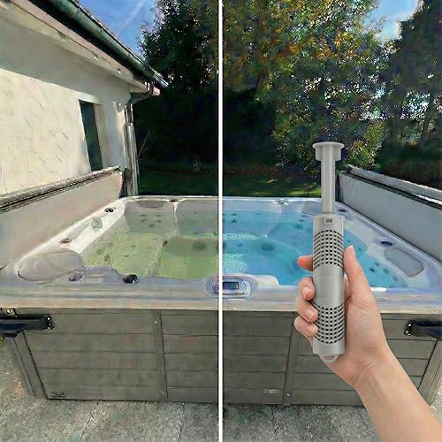 Miniatura 3 de 6 palillos minerales grises del cartucho del balneario del ion de plata para los jacuzzis frescos, cristalinos claros en el embalaje a granel sin el