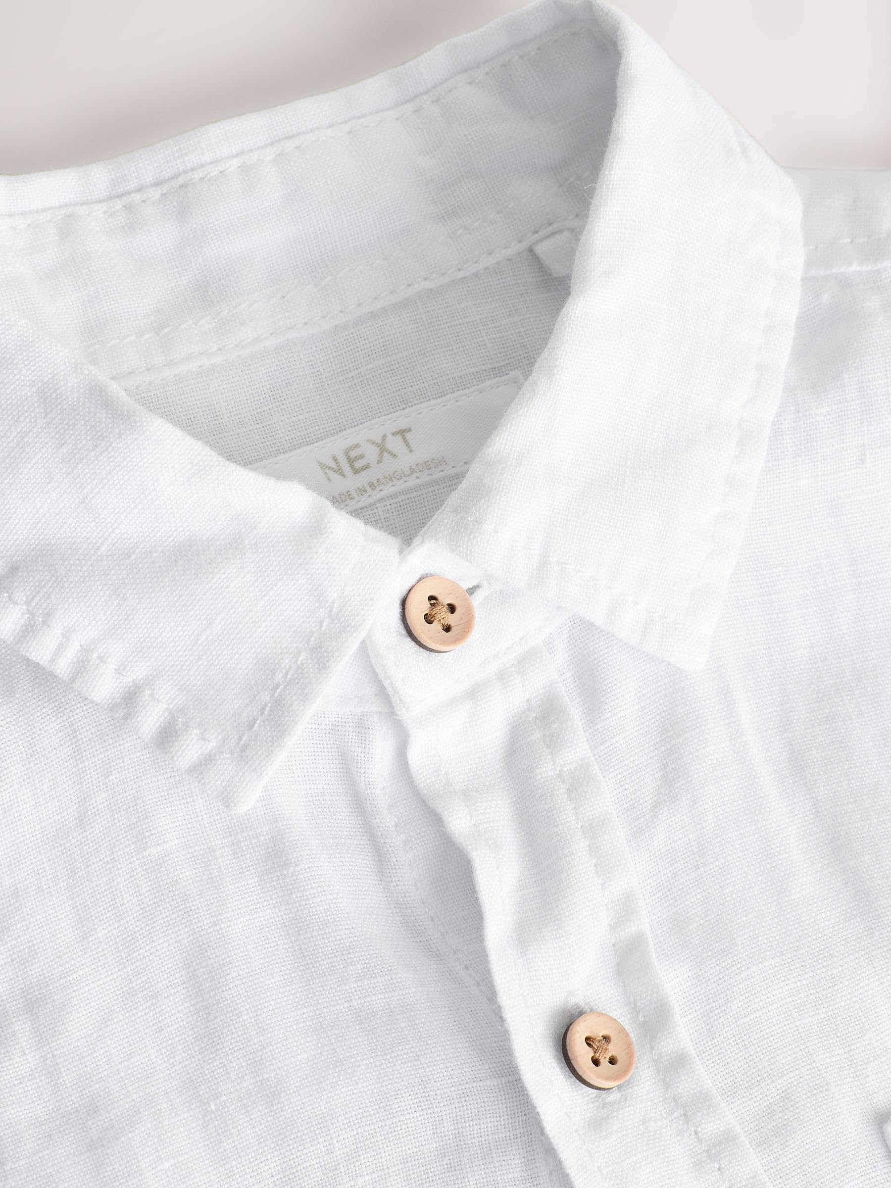 NEXT Garçon Chemise en Lin à Manches Longues