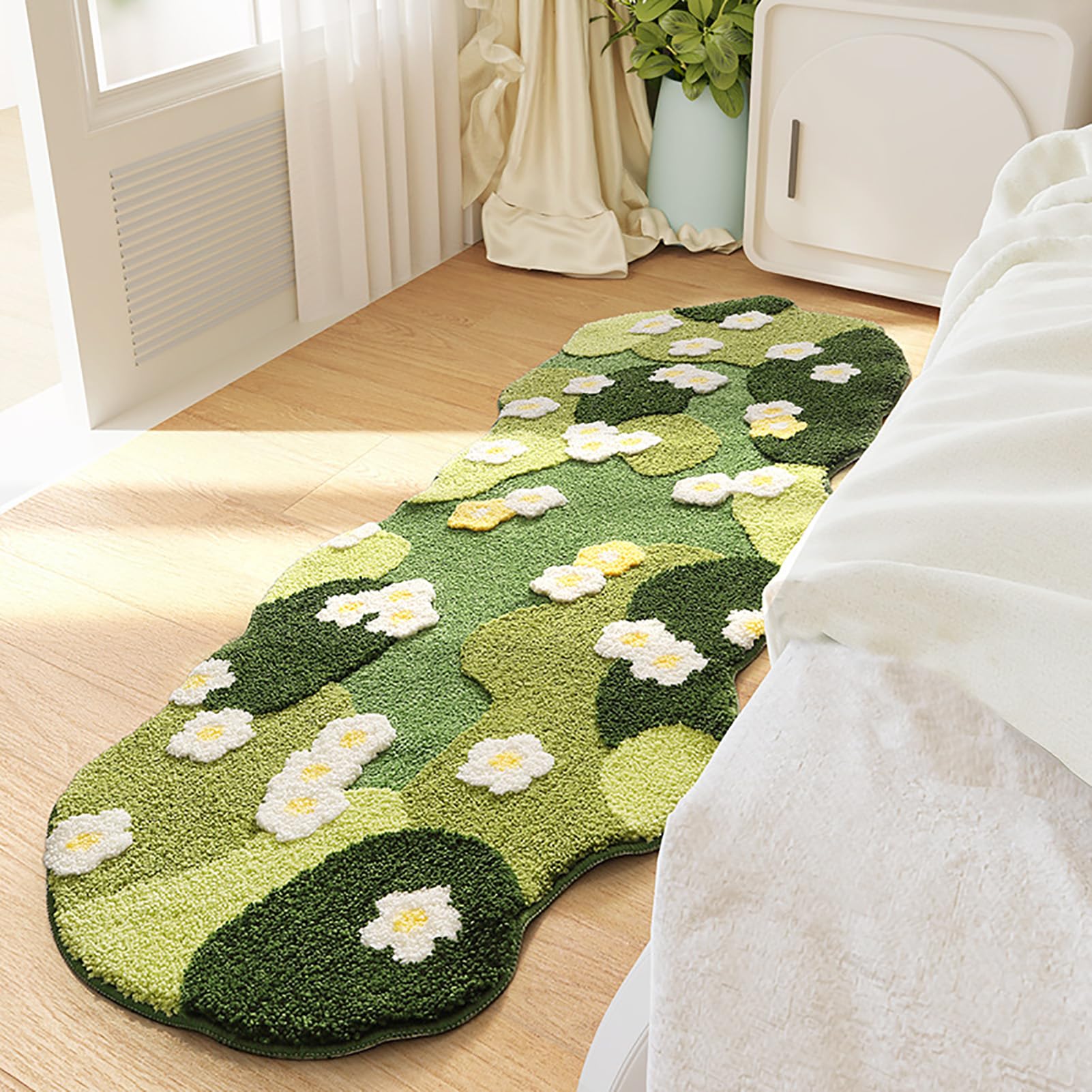Tapis en velours ultra doux pour salon au design raffiné et chic