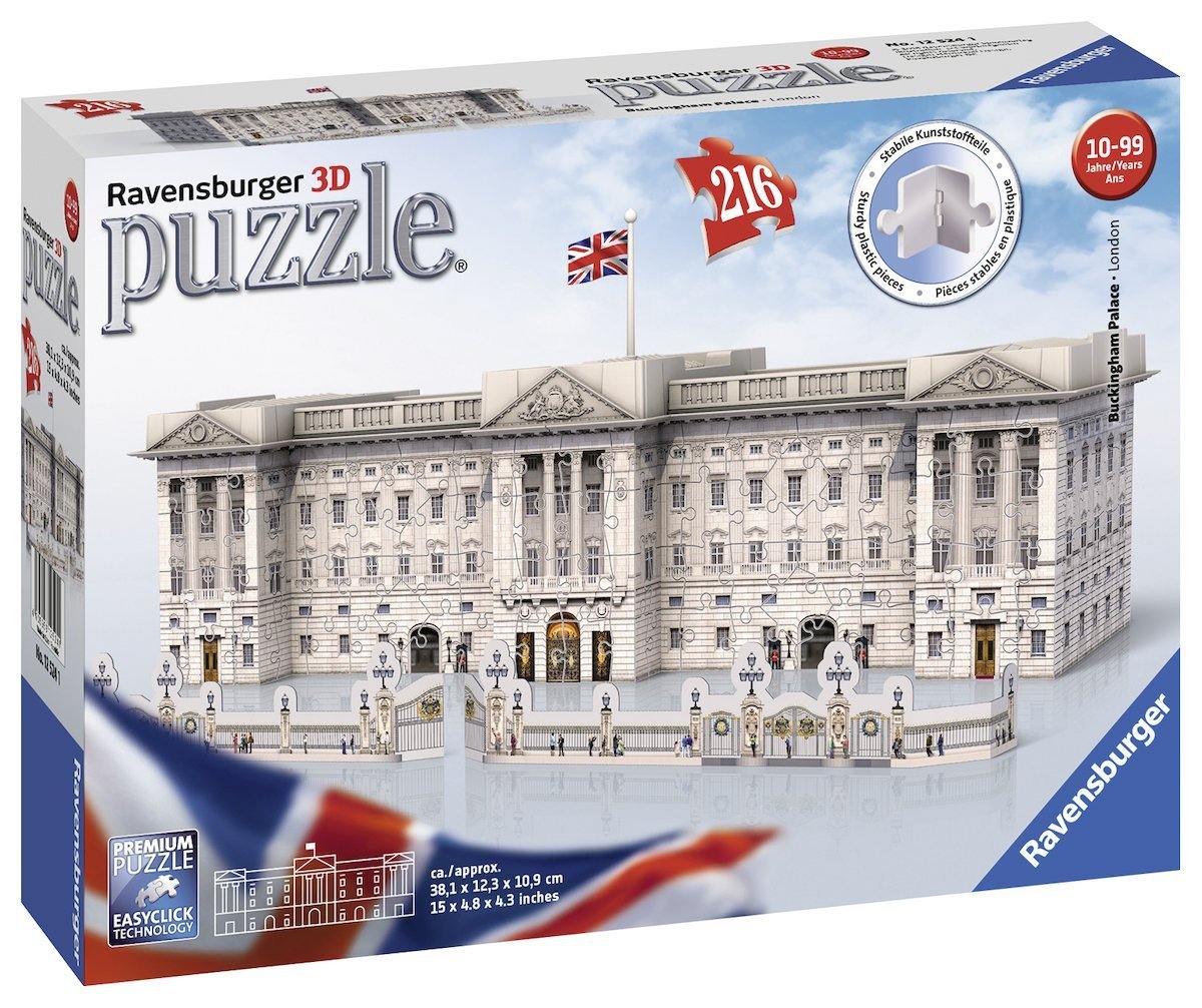Ravensburger - Puzzle 3D 216 pièces Buckingham Palace, 12524