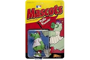 Major League Baseball Mascots: Philadelphia Phillies Phillie Phanatic Reaction Figure Multicolor One...