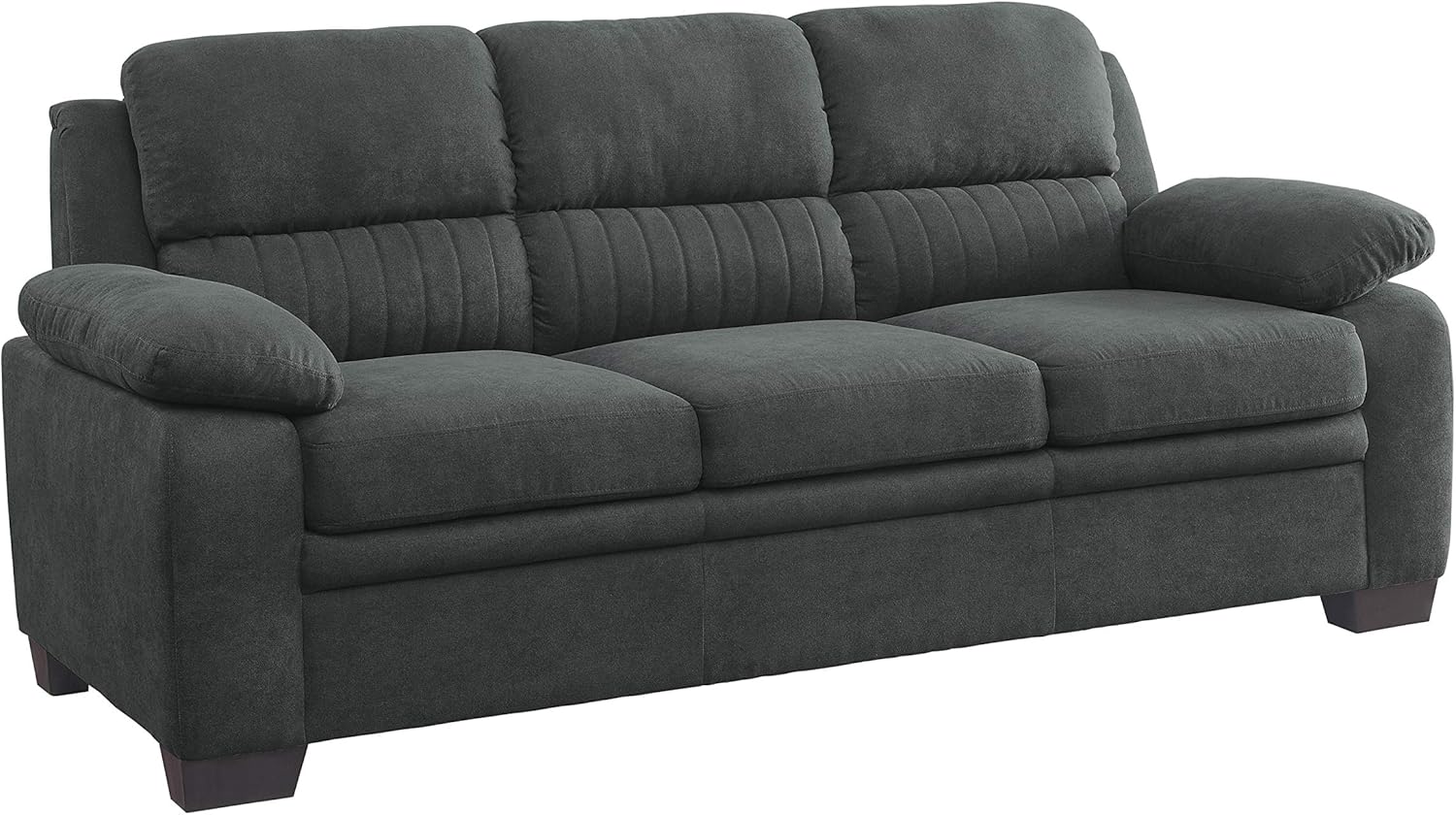 Lexicon Vega Living Room Sofa, Dark Gray Home & Kitchen