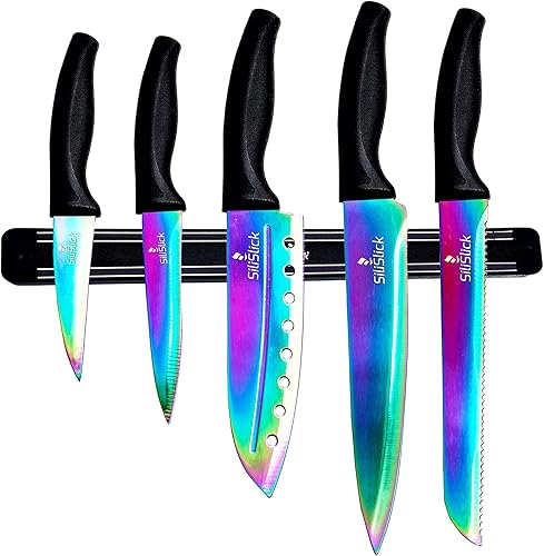 Miniatura 7 de Barra magnética para cuchillos, maximiza el espacio con estante de cocina para pared, tira MagRack, elegante exhibición de cubiertos, almacenamiento