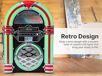 テレビ LUCA ST-BA1-201 LUCA STATION Amazon.com: VICTOR Wilshire Desktop Bluetooth Jukebox with