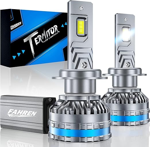 FAHREN Upgraded H7 Fog Bulbs, 120W 40000LM H7 Bulb, Plug and Play, Pack of 2