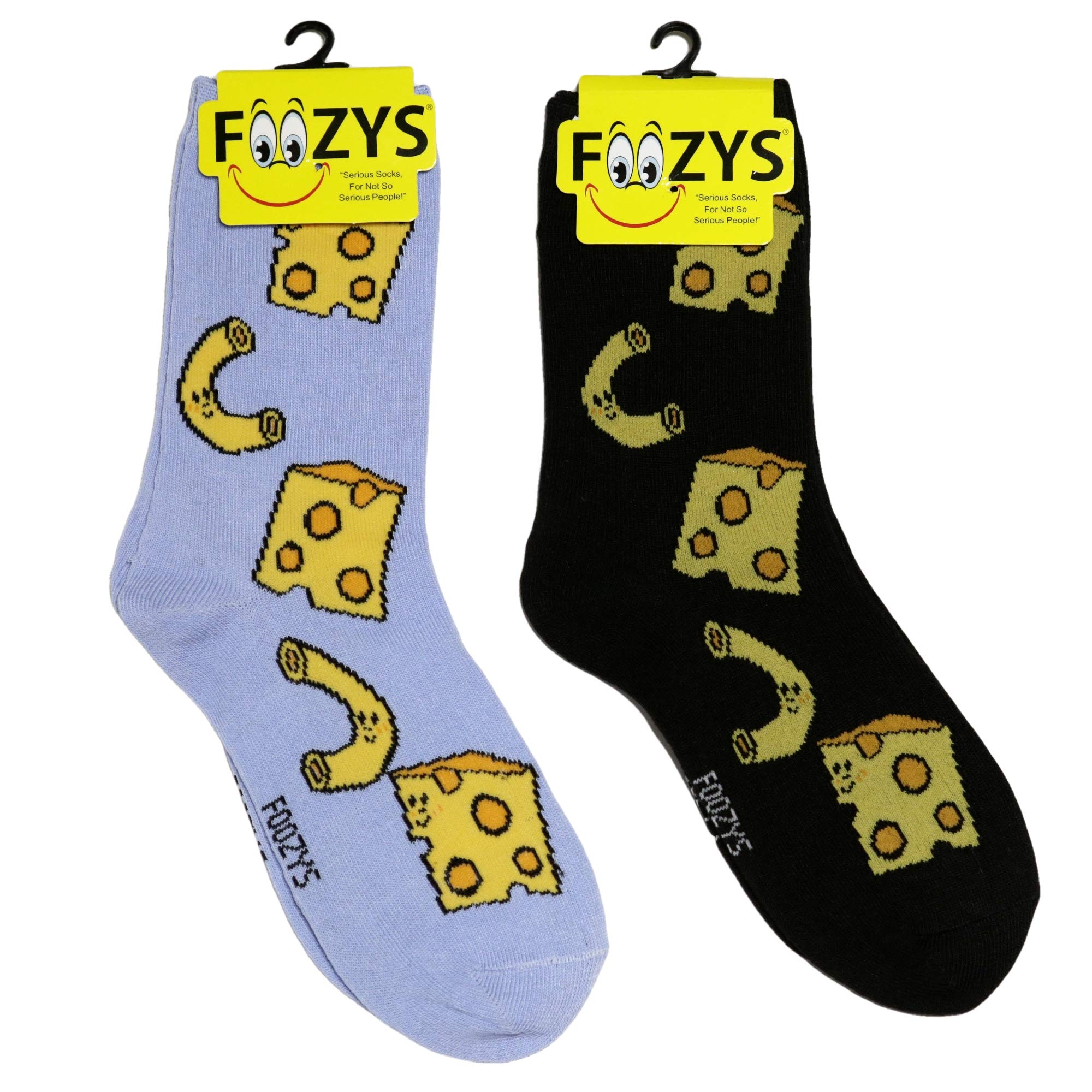 FoozysWomen’s Crew Socks | Cute Fun Food & Drink Novelty Socks | 2 Pairs