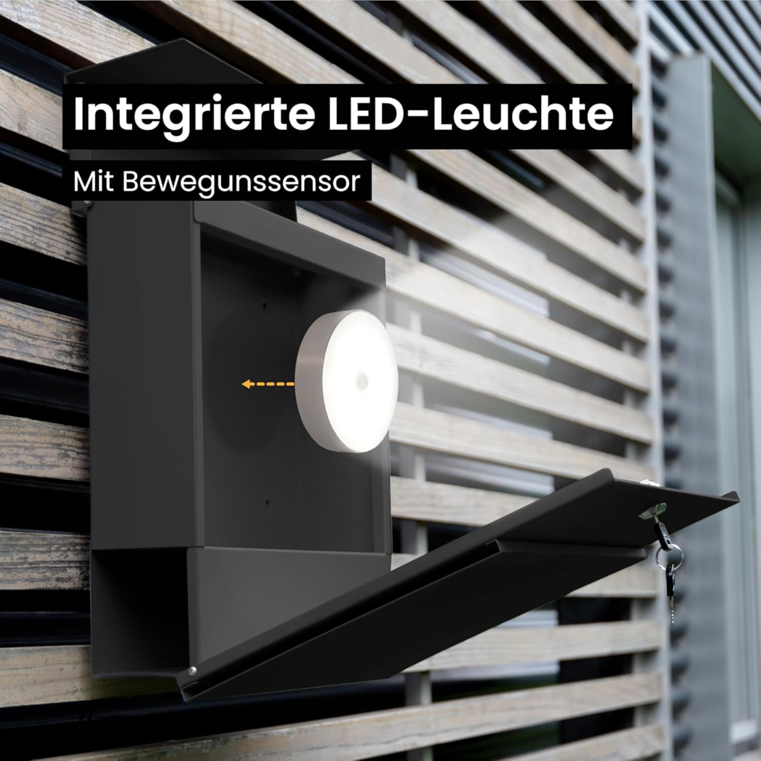 Radius Designer Briefkasten Letterman 6 Anthrazit, personalisierte Lasergravur - wetterfester pulverbeschichteter Stahl - mit Zeitungsfach - inkl. Montageset - 10 Jahre Funktions- & Korrosionsgarantie