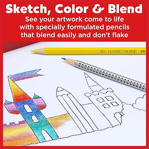 Miniatura 3 de Faber-Castell - Paquete escolar de crayones de gel para niños materiales de arte de calidad premium para niños