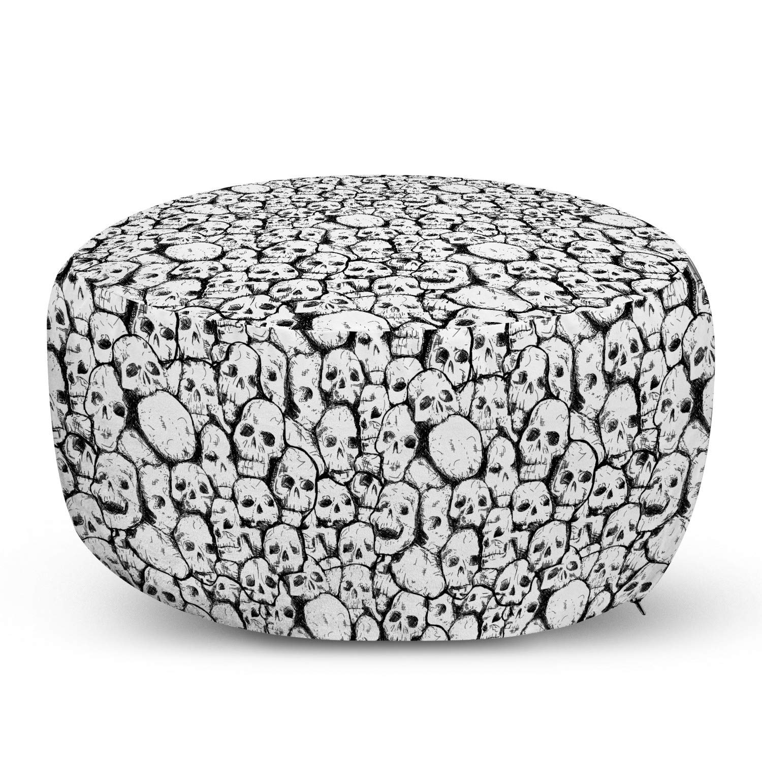 KLAVATE Ganesham Indian Hippie Vintage Cotton Floor Pillow & Cushion Patchwork Bean Bag Chair Cover Boho Bohemian Hand Embroidered Handmade Pouf Ottoman (Pink, 13 H X 18 Diam.(Inch))