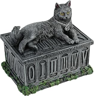 Nemesis Now B2808G6 Fortune's Watcher - Caja de tarot (17 cm), color negro