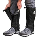 Pike Trail Adjustable Leg Gaiters - Lightweight, Waterproof - Leg Guards for Men & Women - Hiking Essentials Ideal for Hunting, Trekking & Fishing - 1 Pair