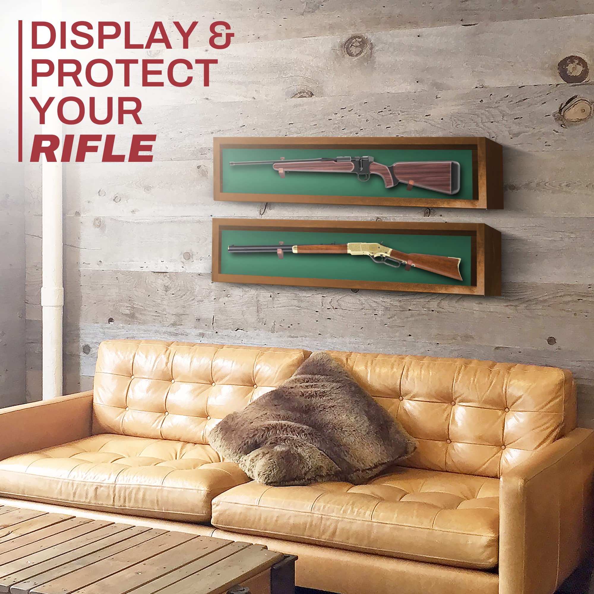 Snapklik.com : PENNZONI Gun Display Case - Lockable Rifle Display Case ...