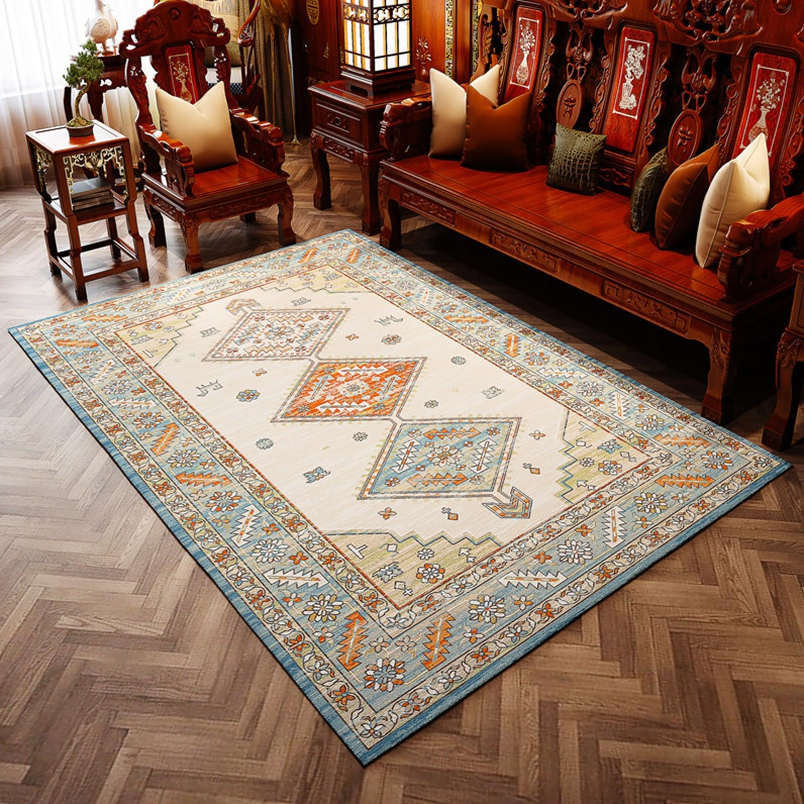 Esterilla calefactora portátil de grafeno, 220 V-240 V, eléctrica, con Temporizador y calefacción rápida, Ideal para Sala de Estar.(K06,80x160cm/31.5x63in)