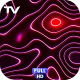 Hyper Neon Wave Screensaver – Abstract Visual Art with Relaxing Piano for Android TV & Fire TV