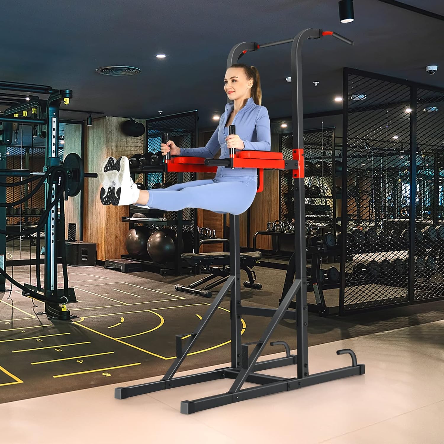 Goplus Power Tower Pull Up Bar Dip Station, Ireland Ubuy