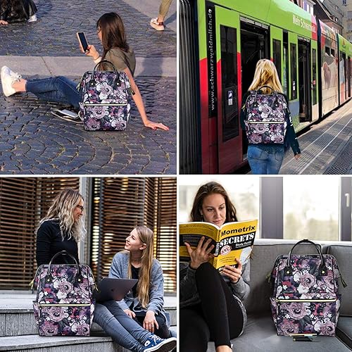 Miniatura 7 de KROSER Mochila para computadora portátil, repelente al agua, para viajes, negocios, universidad, para mujeres, hombres